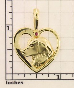 Modal Additional Images for Golden Retriever Pendant - GOLD109