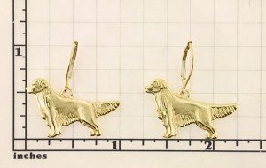Modal Additional Images for Golden Retriever Earrings - GOLD117