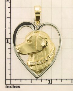 Modal Additional Images for Golden Retriever Pendant - GOLD142