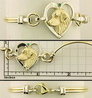 Modal Additional Images for Golden Retriever Bracelet - GOLD163
