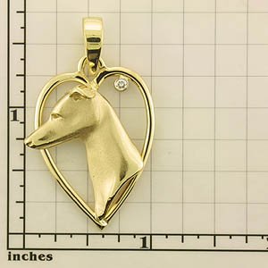 Modal Additional Images for Greyhound Pendant - GREY123