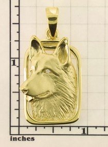 Modal Additional Images for German Shepherd Dog Pendant - GSD226