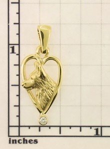 Modal Additional Images for German Shepherd Dog Pendant - GSD233