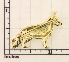 Modal Additional Images for German Shepherd Dog Brooch - GSD311