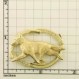 Modal Additional Images for German Shepherd Dog Brooch - GSD348
