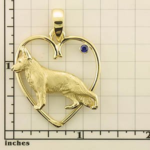 Modal Additional Images for German Shepherd Dog Pendant - GSD396
