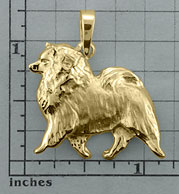 Modal Additional Images for Keeshond Pendant - KEES101