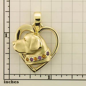 Modal Additional Images for Labrador Retriever Pendant - LAB156