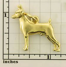 Modal Additional Images for Miniature Pinscher Pendant - MPIN101