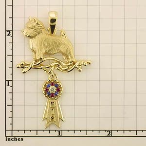 Modal Additional Images for Norwich Terrier Pendant - NORW119