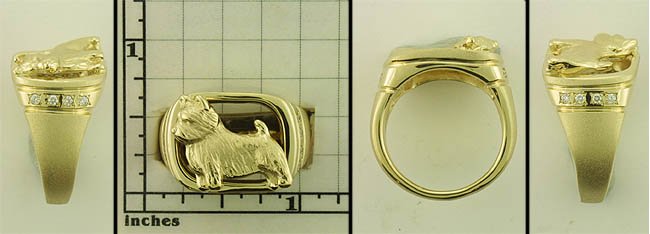 Modal Additional Images for Norwich Terrier Ring - NORW125