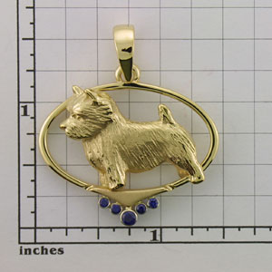 Modal Additional Images for Norwich Terrier Pendant - NORW503