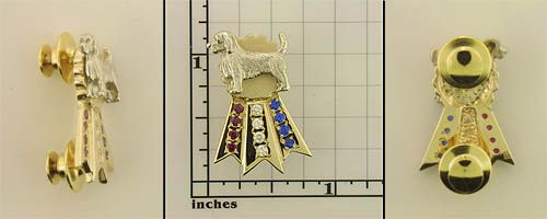 Modal Additional Images for Petit Basset Griffon Vendeen Brooch - PBGV160