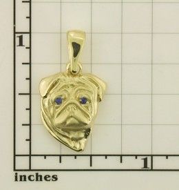Modal Additional Images for Pug Pendant - PUG114
