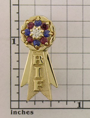 Ribbon Lapel Pin - RIB547 - Click Image to Close
