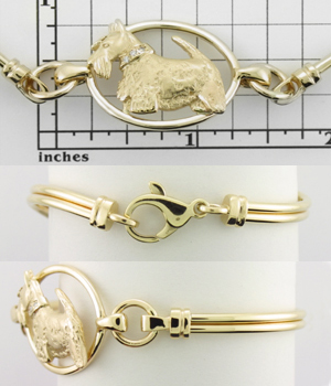 Modal Additional Images for Scottish Terrier Bracelet - SCOT500