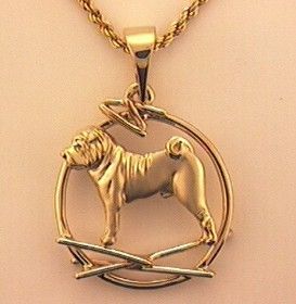 (image for) Shar-Pei Pendant - SHAR115