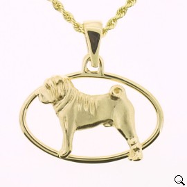 (image for) Shar-Pei Pendant - SHAR125