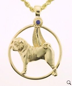 (image for) Shar-Pei Pendant - SHAR147