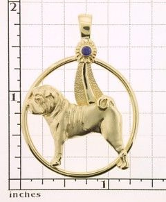 Modal Additional Images for Shar-Pei Pendant - SHAR147