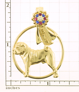 Modal Additional Images for Shar-Pei Pendant - SHAR500