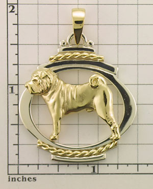 Modal Additional Images for Shar-Pei Pendant - SHAR509