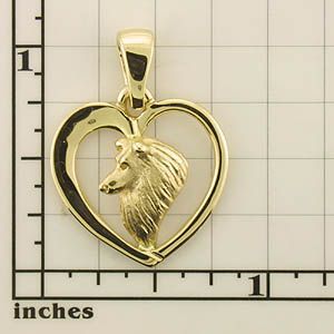 Modal Additional Images for Shetland Sheepdog Pendant - SHET108