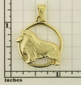 Modal Additional Images for Shetland Sheepdog Pendant - SHET132