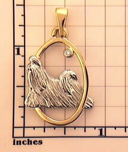 Modal Additional Images for Shih Tzu Pendant - SHIH128