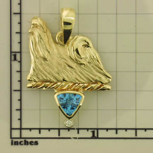 Modal Additional Images for Shih Tzu Pendant - SHIH176