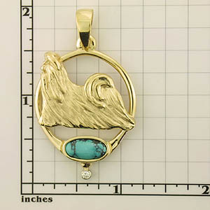 Modal Additional Images for Shih Tzu Pendant - SHIH189