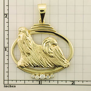 Modal Additional Images for Shih Tzu Pendant - SHIH194