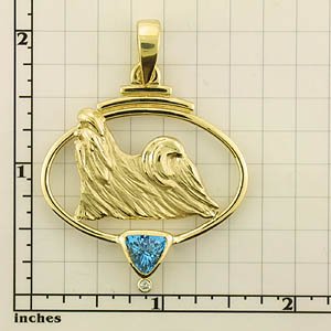 Modal Additional Images for Shih Tzu Pendant - SHIH207