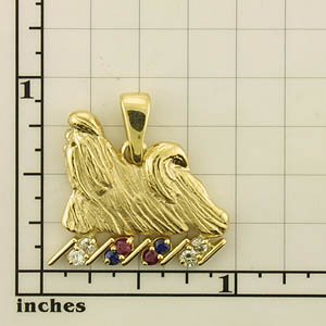 Modal Additional Images for Shih Tzu Pendant - SHIH212