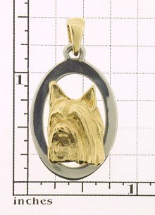 Modal Additional Images for Silky Terrier Pendant - SILK104