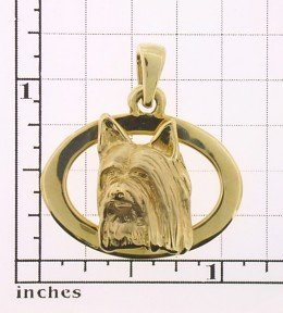 Modal Additional Images for Silky Terrier Pendant - SILK109
