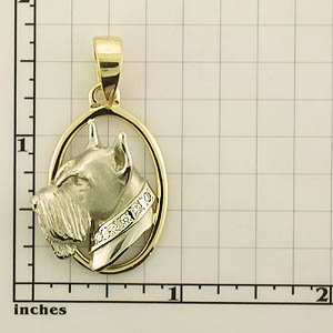 Modal Additional Images for Schnauzer Pendant - SSCH119
