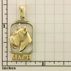 Modal Additional Images for Schnauzer Pendant - SSCH125