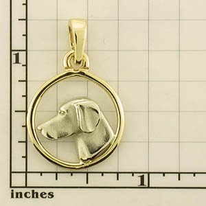 Modal Additional Images for Weimaraner Pendant - WEIM120