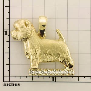 Modal Additional Images for West Highland White Terrier Pendant - WEST127