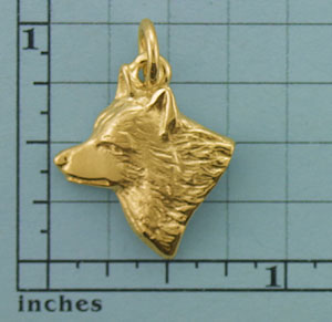 Wolf Pendant - WOLF102 - Click Image to Close