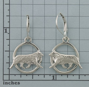 Modal Additional Images for Australian Shepherd Earrings - SASHP507