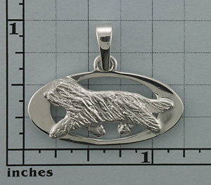 Modal Additional Images for Bearded Collie Pendant - SBCOL588