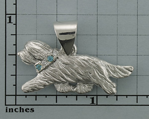 Modal Additional Images for Bearded Collie Pendant - SBCOL592