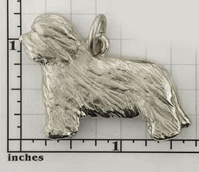 Modal Additional Images for Bearded Collie Pendant - SBCOL103