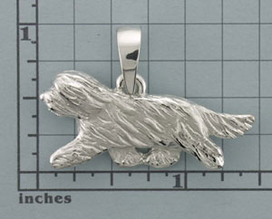 Modal Additional Images for Bearded Collie Pendant - SBCOL104