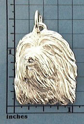 Modal Additional Images for Bearded Collie Pendant - SBCOL130