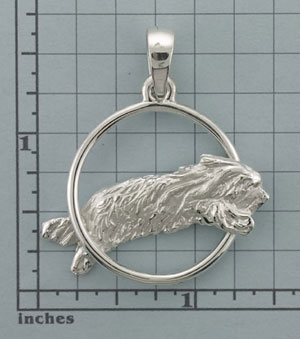 Modal Additional Images for Bearded Collie Pendant - SBCOL500