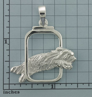 Modal Additional Images for Bearded Collie Pendant - SBCOL504