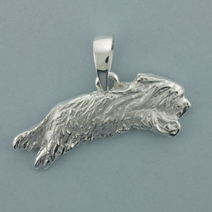 (image for) Bearded Collie Pendant - SBCOL505